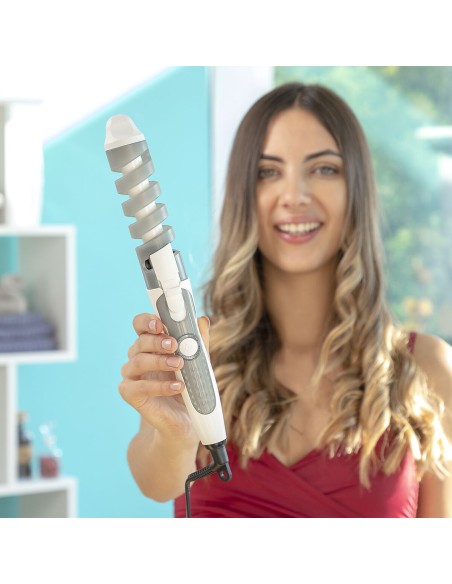 Fer à Friser en Céramique Spirale Spihair InnovaGoods