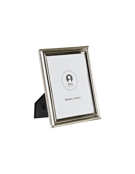 Cadre photo DKD Home Decor Argenté Métal 25 x 2 x 30 cm Traditionnel
