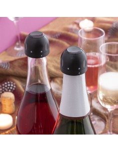 Lot de Bouchons à Champagne Fizzave InnovaGoods Pack de 2 unités