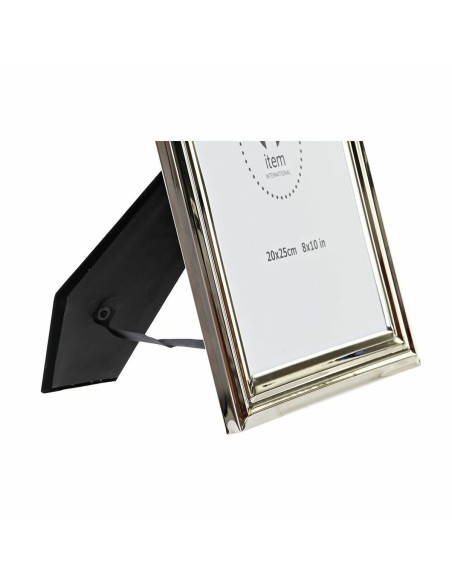 Cadre photo DKD Home Decor Argenté Métal 25 x 2 x 30 cm Traditionnel