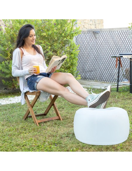Siège gonflable avec LED multicolore et télécommande Pulight InnovaGoods