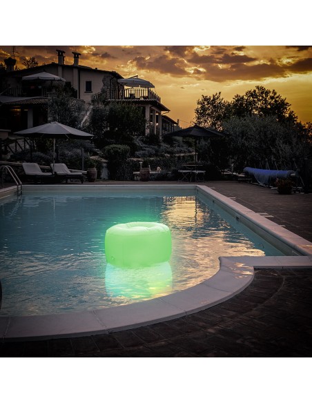 Siège gonflable avec LED multicolore et télécommande Pulight InnovaGoods