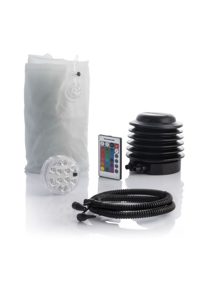 Siège gonflable avec LED multicolore et télécommande Pulight InnovaGoods