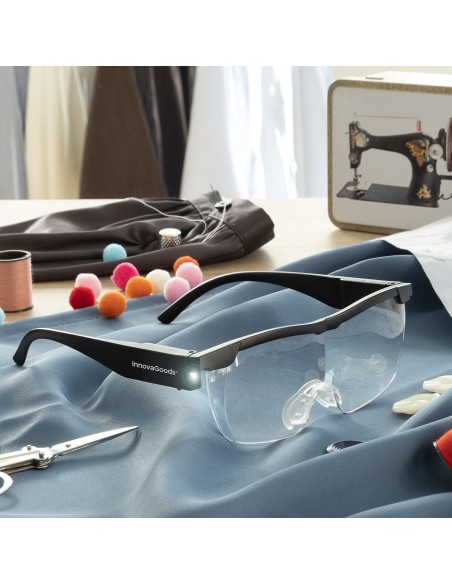 Lunettes Loupe avec LED Glassoint InnovaGoods
