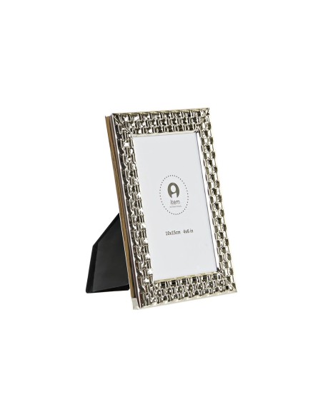 Cadre photo DKD Home Decor Argenté Métal Shabby Chic 30 x 40 cm 13,5 x 2 x 18,5 cm