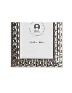 Cadre photo DKD Home Decor Argenté Métal Shabby Chic 30 x 40 cm 13,5 x 2 x 18,5 cm 2