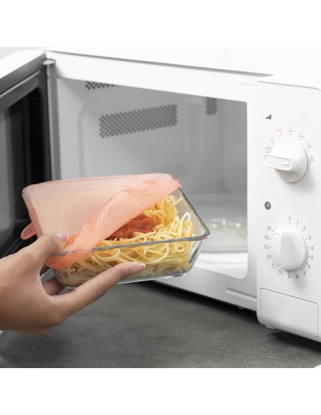 Jeu de 10 Couvercles de Cuisine Réutilisables et Réglables Lilyd InnovaGoods