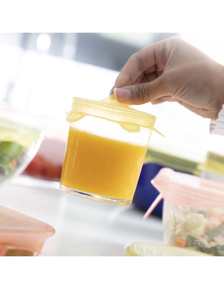 Jeu de 10 Couvercles de Cuisine Réutilisables et Réglables Lilyd InnovaGoods