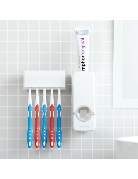 Distributeur de Dentifrice avec Porte Brosse à Dents Diseeth InnovaGoods