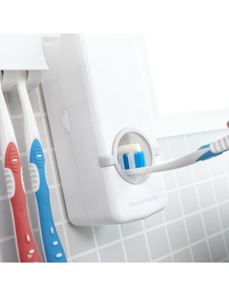 Distributeur de Dentifrice avec Porte Brosse à Dents Diseeth InnovaGoods