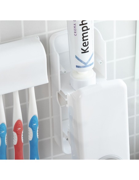 Distributeur de Dentifrice avec Porte Brosse à Dents Diseeth InnovaGoods