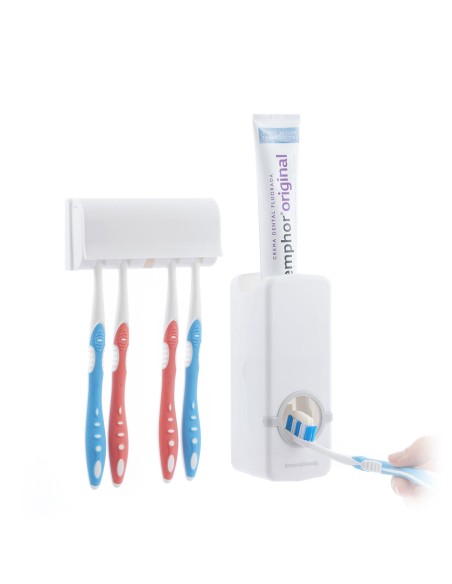Distributeur de Dentifrice avec Porte Brosse à Dents Diseeth InnovaGoods