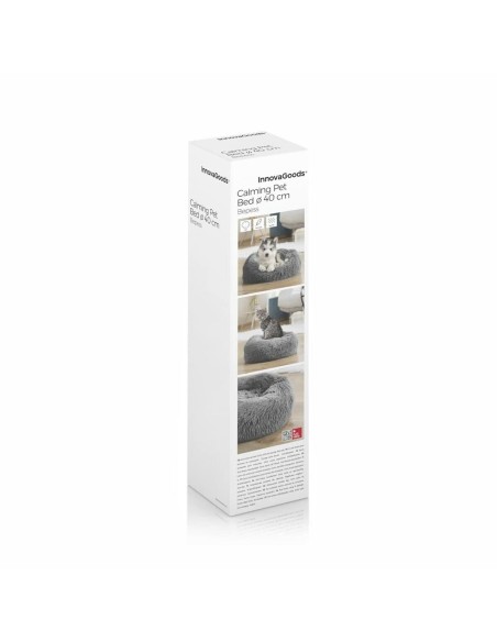 Lit pour Animaux de Compagnie Antistress Bepess InnovaGoods Ø 60 cm