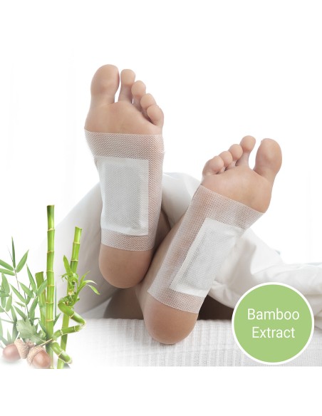 Patchs Détoxifiants pour les pieds Bamboo InnovaGoods 10 Unités