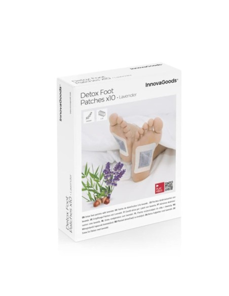 Patchs Détoxifiants pour les pieds Lavender InnovaGoods 10 Unités