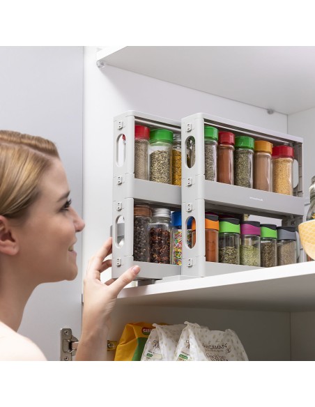 Rangement à Épices Coulissant et Pivotant Rispick InnovaGoods