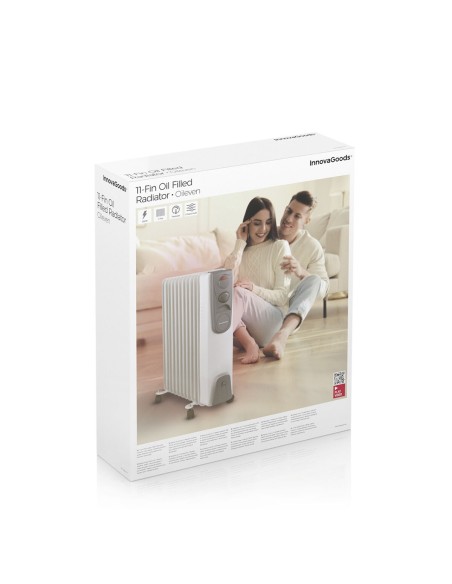 Radiateur à Huile Oileven InnovaGoods 2500 W (11 modules)