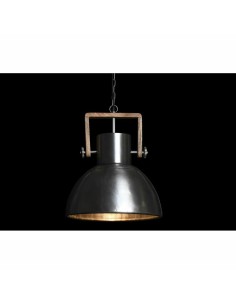 Suspension DKD Home Decor Marron Argenté Fer Bois de manguier 50 W 40 x 40 x 47 cm 2