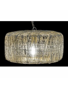 Suspension DKD Home Decor Argenté Métal 50 W 46 x 46 x 23 cm 2