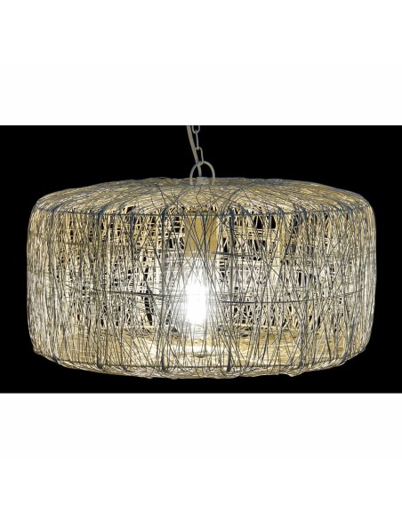Suspension DKD Home Decor Argenté Métal 50 W 46 x 46 x 23 cm