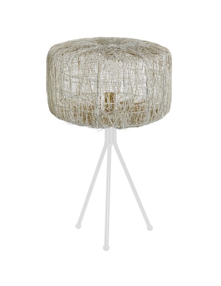 Lampe de bureau DKD Home Decor Métal Blanc 220 V 50 W 33 x 33 x 50 cm