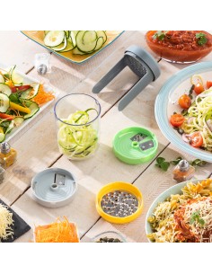 Coupe-légumes en Spirale et Râpe à Légumes avec Recettes Vigizer InnovaGoods 2