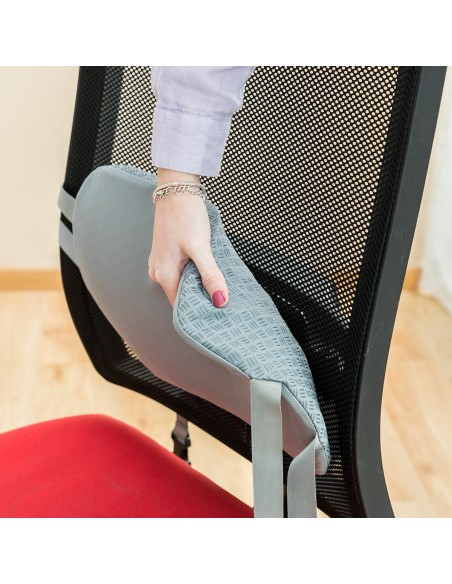 Coussin Lombaire Gel avec Housse Rétractable Glushion InnovaGoods