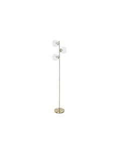 Lampadaire DKD Home Decor 35 x 25 x 167 cm Verre Doré Métal Transparent 220 V 50 W