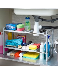 Évier à Étagère Extensible Shibblek InnovaGoods 2 Etagères