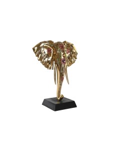 Figurine Décorative DKD Home Decor Noir Doré Eléphant Colonial 43 x 22 x 55,5 cm