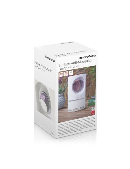 Lampe anti-moustiques à aspiration KL Virvel InnovaGoods