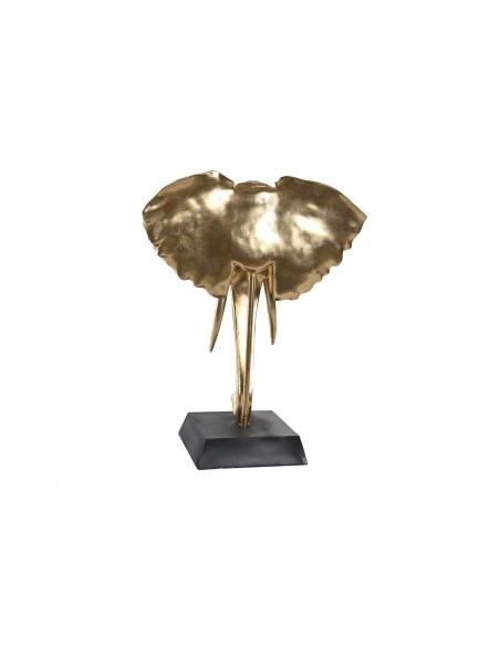 Figurine Décorative DKD Home Decor Noir Doré Eléphant Colonial 43 x 22 x 55,5 cm