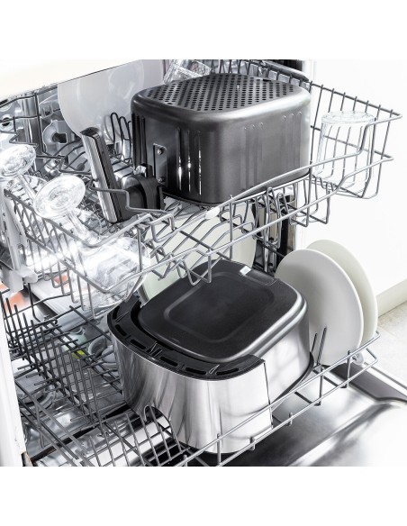 Friteuse à Air InnovaGoods Fryinn Pro 5500 Noir 1700 W 5,5 L Acier inoxydable