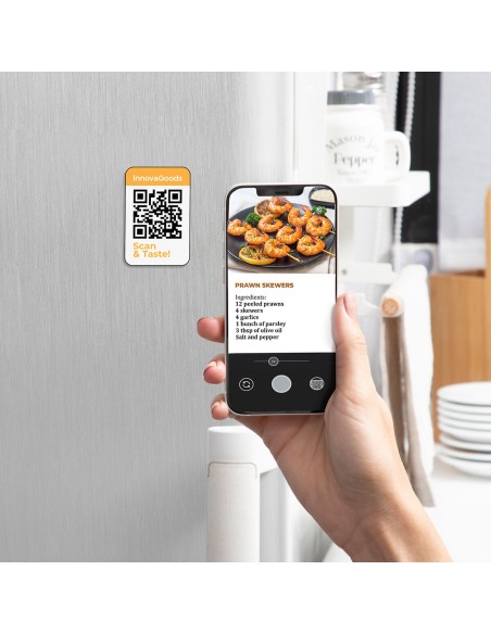 Friteuse à Air InnovaGoods Fryinn Double 8000 Noir 3400 W 8 L Acier inoxydable