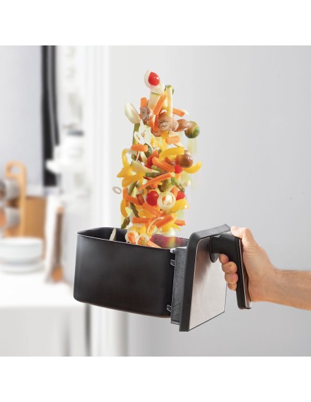 Friteuse à Air InnovaGoods Fryinn Double 8000 Noir 3400 W 8 L Acier inoxydable