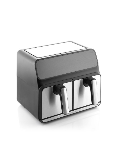 Friteuse à Air InnovaGoods Fryinn Double 8000 Noir 3400 W 8 L Acier inoxydable