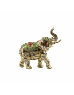 Figurine Décorative DKD Home Decor Doré Eléphant Moderne 24 x 12 x 23,5 cm