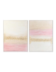 Cadre DKD Home Decor Abstrait Moderne 90 x 4 x 120 cm (2 Unités)
