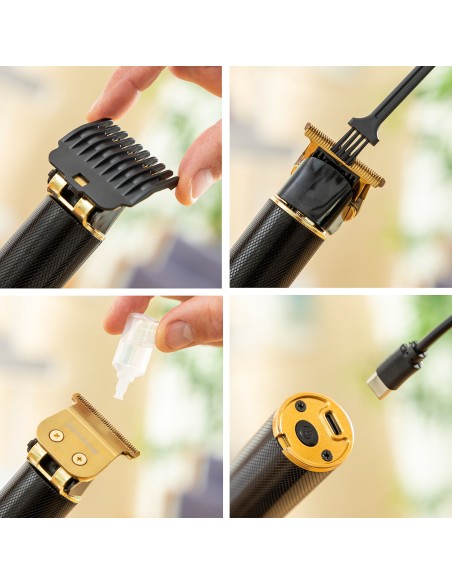 Tondeuse à Cheveux Professionnelle Rechargeable avec Accessoires Triher InnovaGoods