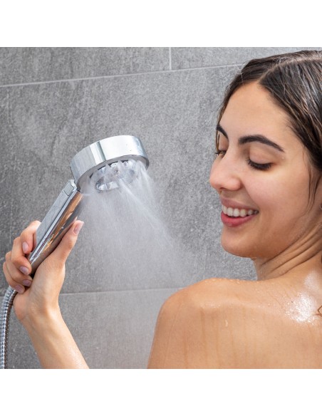 Double Pommeau de Douche avec Distributeur 3 en 1 Xawara InnovaGoods