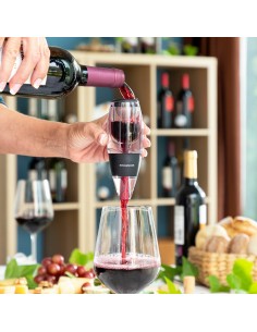 Aérateur de Vin avec Filtre, Support et Pochette de Transport Wineir InnovaGoods