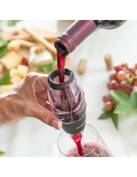Aérateur de Vin avec Filtre, Support et Pochette de Transport Wineir InnovaGoods