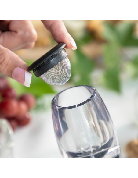 Aérateur de Vin avec Filtre, Support et Pochette de Transport Wineir InnovaGoods