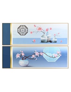 Cadre DKD Home Decor 180 x 3 x 60 cm Oriental (2 Unités)