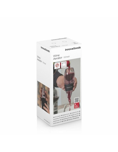 Aérateur de Vin avec Filtre, Support et Pochette de Transport Wineir InnovaGoods