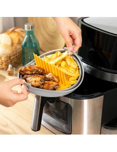 Panier en Silicone Pliable pour Friteuses à Air Fliynner InnovaGoods 2