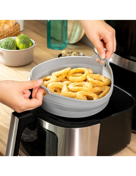 Panier en Silicone Pliable pour Friteuses à Air Fliynner InnovaGoods