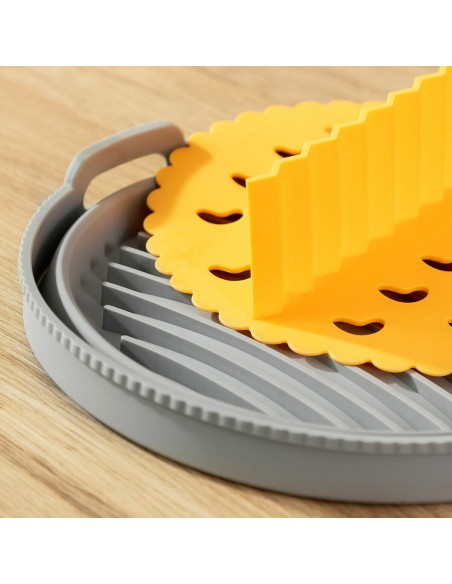 Panier en Silicone Pliable pour Friteuses à Air Fliynner InnovaGoods
