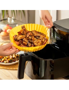 Paniers en Silicone avec Pinceau pour Friteuses à Air Mollicon InnovaGoods 2 Unités 2