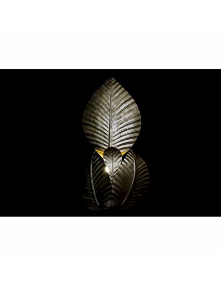 Applique DKD Home Decor Doré Métal 220 V 50 W Feuille d'une plante (37 x 14 x 58 cm)